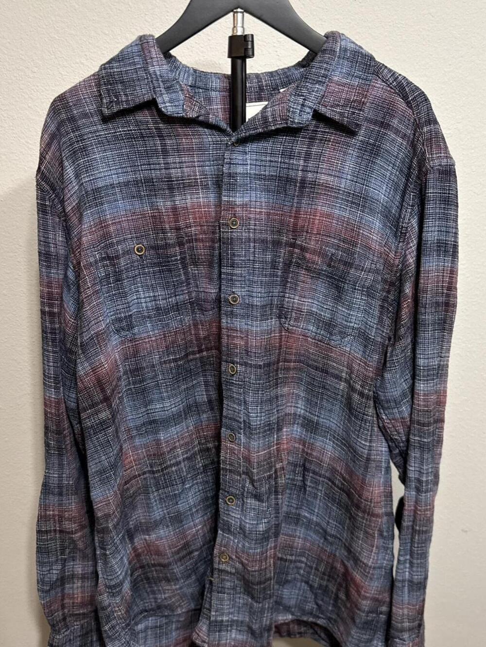 Rowm Men's Blue and Multi Shirt